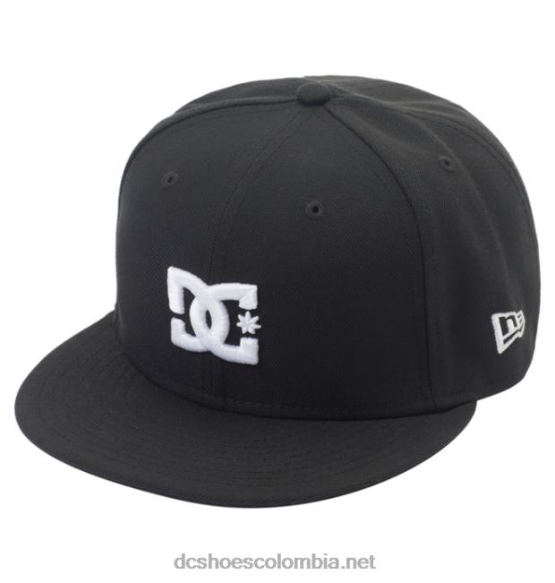 gorra ajustada de la nueva era del campeonato masculino negro DC Shoes X4RB080