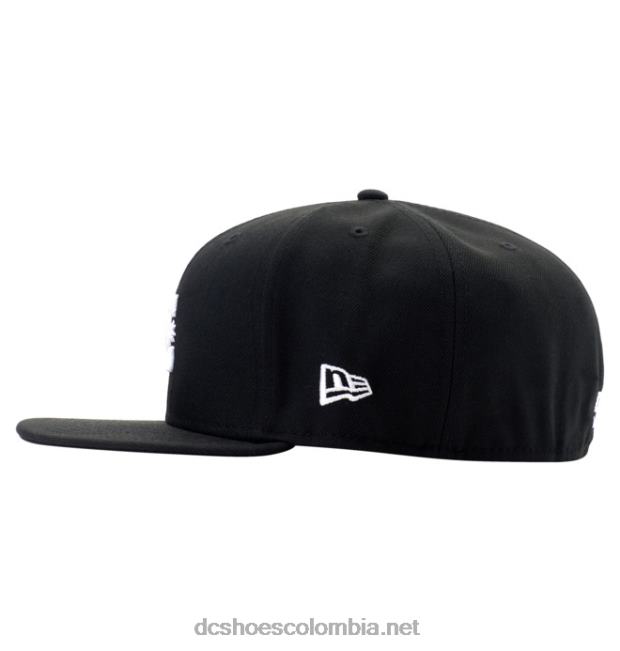 gorra ajustada de la nueva era del campeonato masculino negro DC Shoes X4RB080