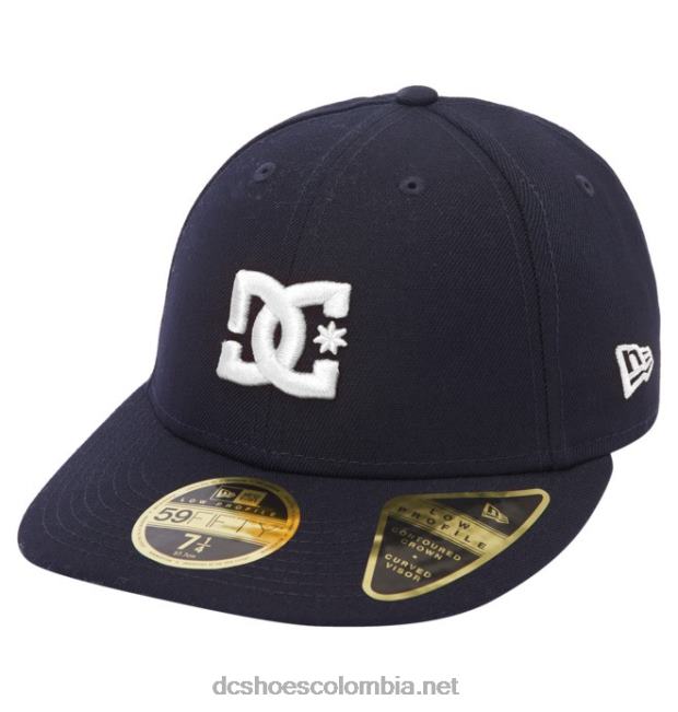 gorra ajustada new era dc lo pro para hombre azul marino/blanco DC Shoes X4RB0431