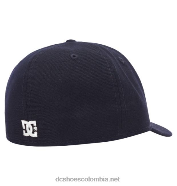 gorra ajustada new era dc lo pro para hombre azul marino/blanco DC Shoes X4RB0431