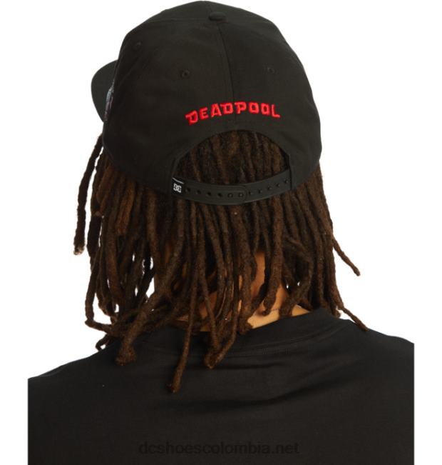 gorra snapback marvel deadpool x dc para hombre negro DC Shoes X4RB0422