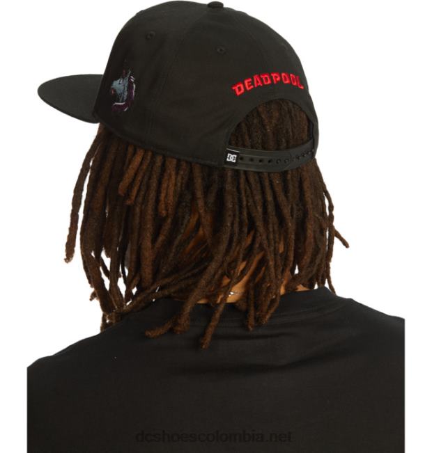 gorra snapback marvel deadpool x dc para hombre negro DC Shoes X4RB0422