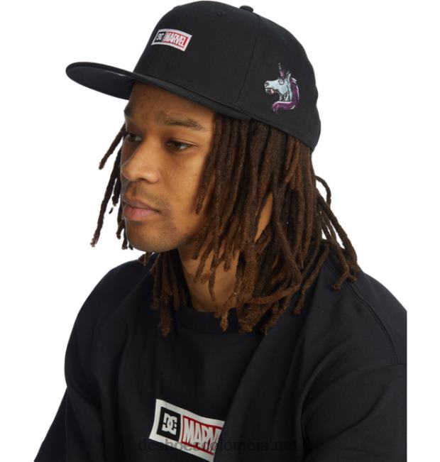gorra snapback marvel deadpool x dc para hombre negro DC Shoes X4RB0422