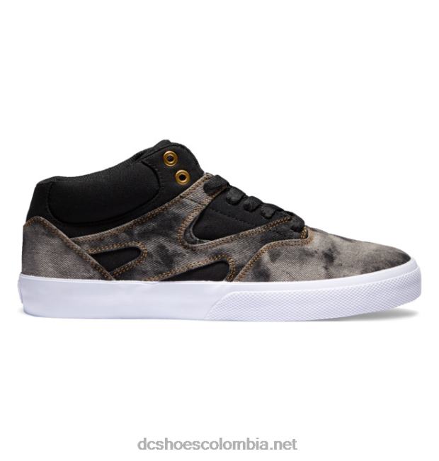 kalis vulc mid - zapatillas de caña media para hombre mezclilla negra DC Shoes X4RB0203