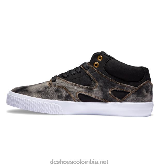 kalis vulc mid - zapatillas de caña media para hombre mezclilla negra DC Shoes X4RB0203