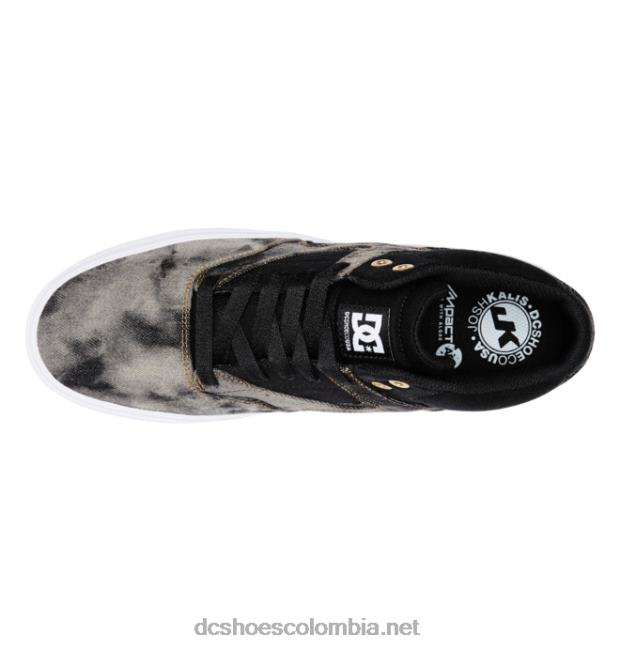 kalis vulc mid - zapatillas de caña media para hombre mezclilla negra DC Shoes X4RB0203