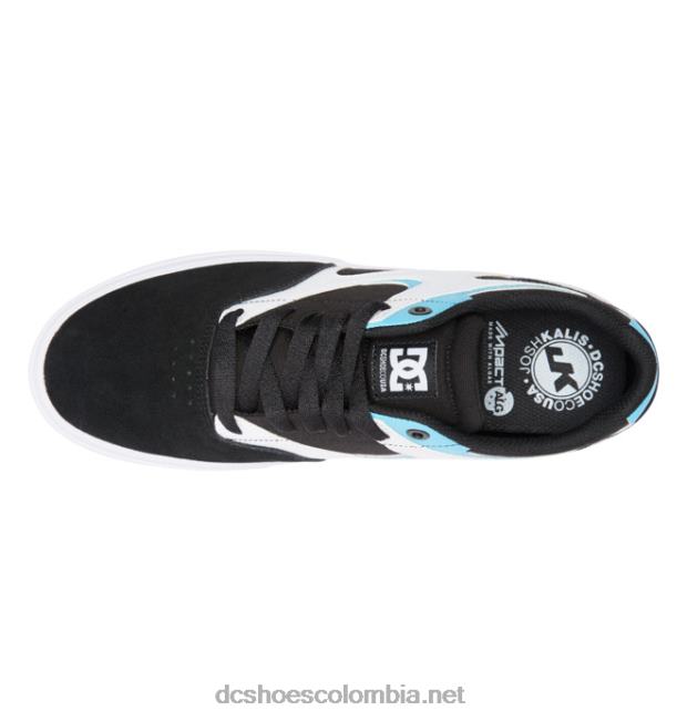 kalis vulc - zapatos para hombre negro/blanco/azul DC Shoes X4RB063