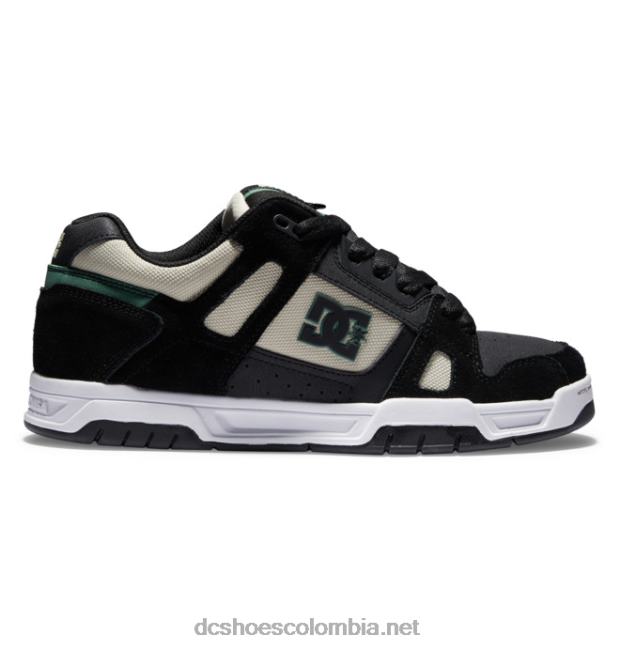 zapatos de ciervo para hombre bronceado/verde DC Shoes X4RB056