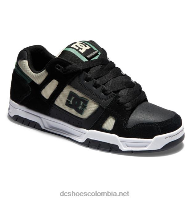 zapatos de ciervo para hombre bronceado/verde DC Shoes X4RB056