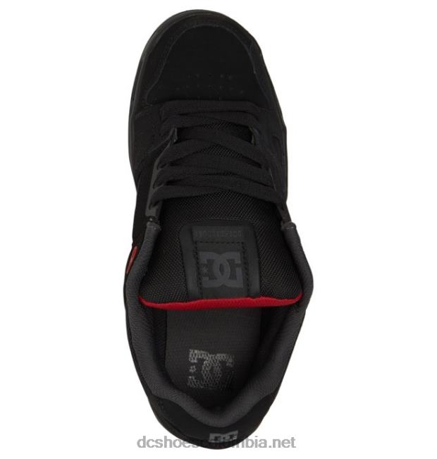 zapatos de ciervo para hombre negro/gris/rojo DC Shoes X4RB0274