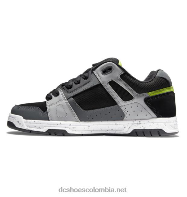 zapatos de ciervo para hombre negro/gris/verde DC Shoes X4RB0276