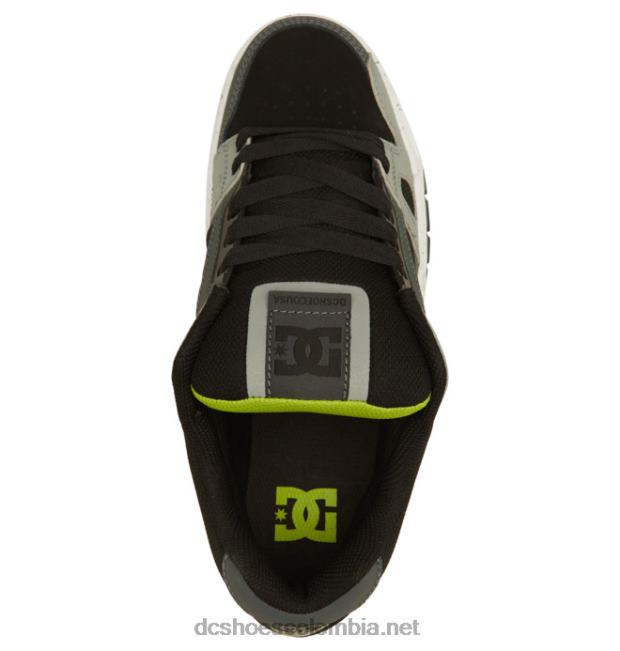 zapatos de ciervo para hombre negro/gris/verde DC Shoes X4RB0276