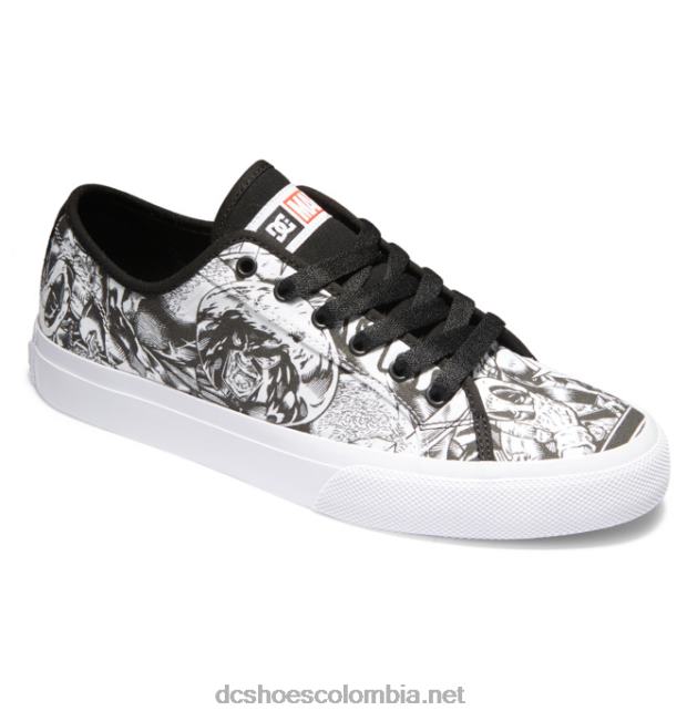 manual marvel deadpool x dc de los hombres negro/blanco/rojo DC Shoes X4RB0218