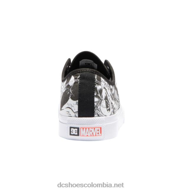 manual marvel deadpool x dc de los hombres negro/blanco/rojo DC Shoes X4RB0218