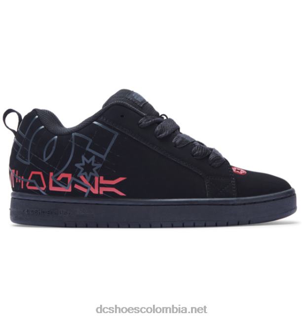 zapatos con suela cupsole de star wars dc court graffik para hombre negro/gris/rojo DC Shoes X4RB0300
