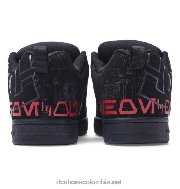 zapatos con suela cupsole de star wars dc court graffik para hombre negro/gris/rojo DC Shoes X4RB0300