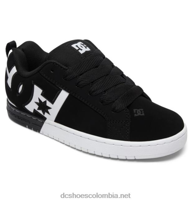 zapatos de corte graffik para hombre blanco negro DC Shoes X4RB0297
