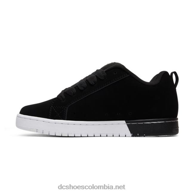 zapatos de corte graffik para hombre blanco negro DC Shoes X4RB0297