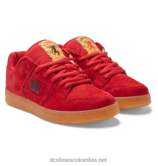 zapatillas fireball x dc manteca 4 para hombre rojo DC Shoes X4RB0389