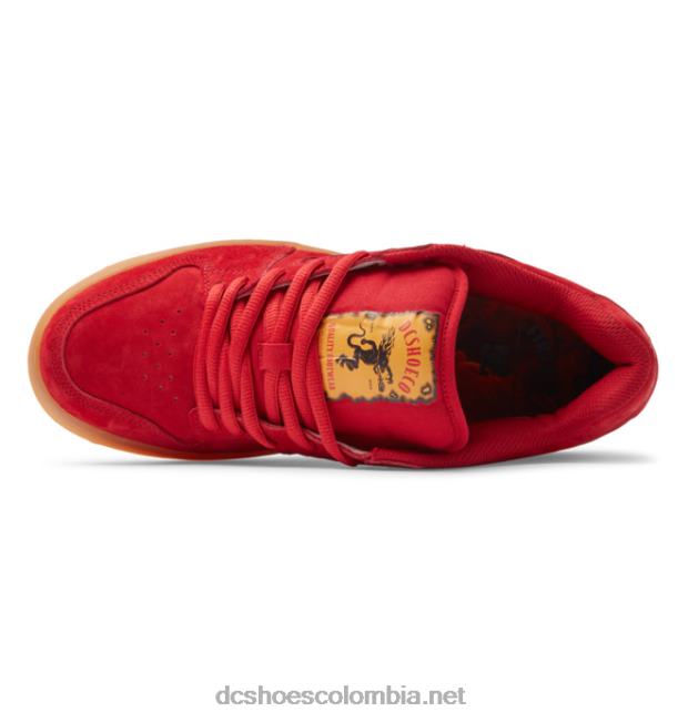 zapatillas fireball x dc manteca 4 para hombre rojo DC Shoes X4RB0389