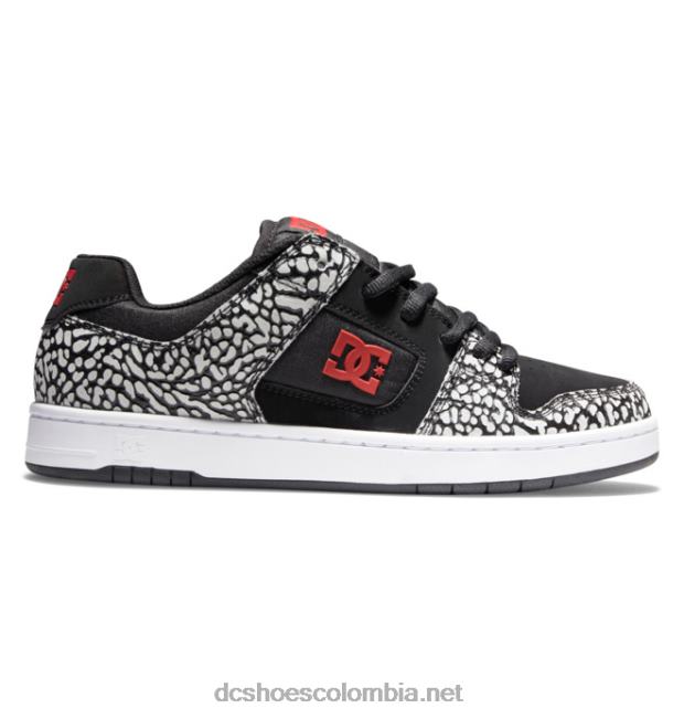 zapatillas hombre manteca 4 se estampado negro/rojo DC Shoes X4RB0376