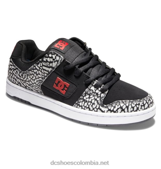 zapatillas hombre manteca 4 se estampado negro/rojo DC Shoes X4RB0376
