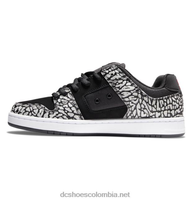 zapatillas hombre manteca 4 se estampado negro/rojo DC Shoes X4RB0376