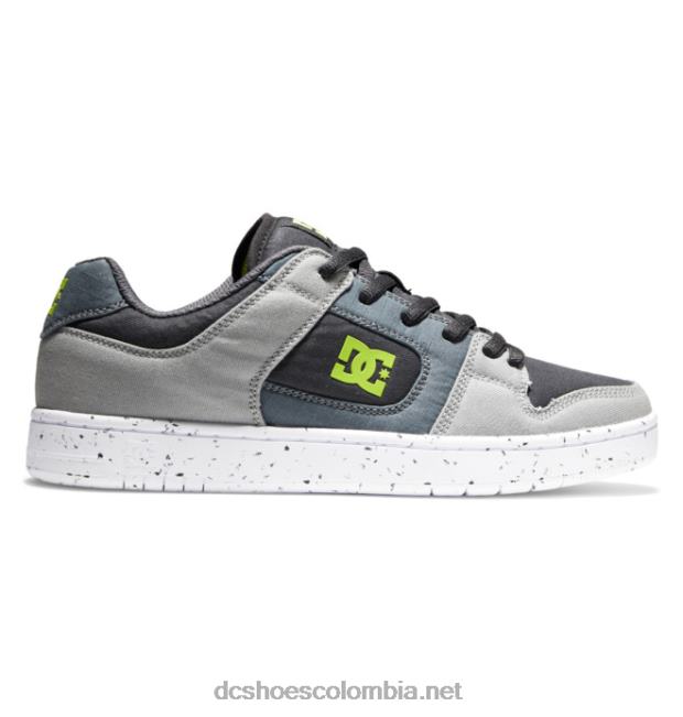 zapatillas hombre manteca 4 zero waste negro/gris/verde DC Shoes X4RB045