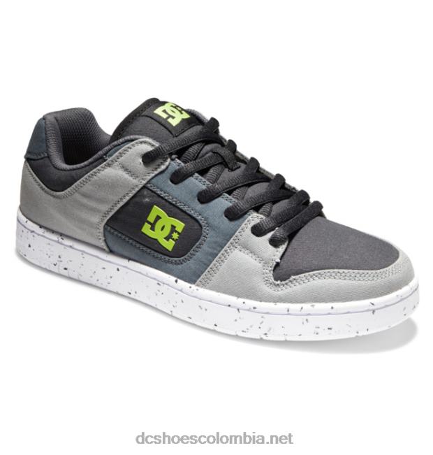 zapatillas hombre manteca 4 zero waste negro/gris/verde DC Shoes X4RB045