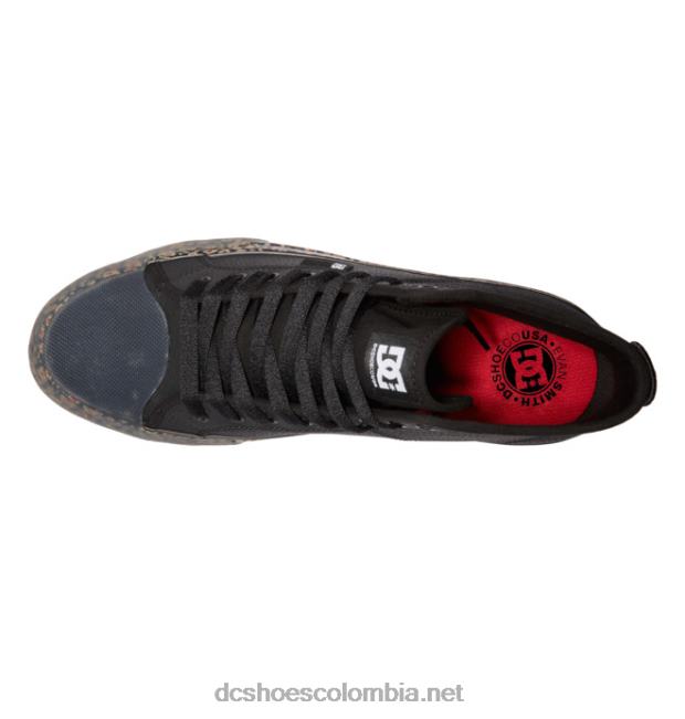 manual de hombre hola zapatos altos zapatos evan smith negro/rojo DC Shoes X4RB0378