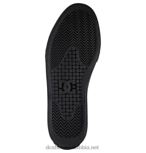 zapatos de gamuza altos manuales para hombres negro DC Shoes X4RB0345