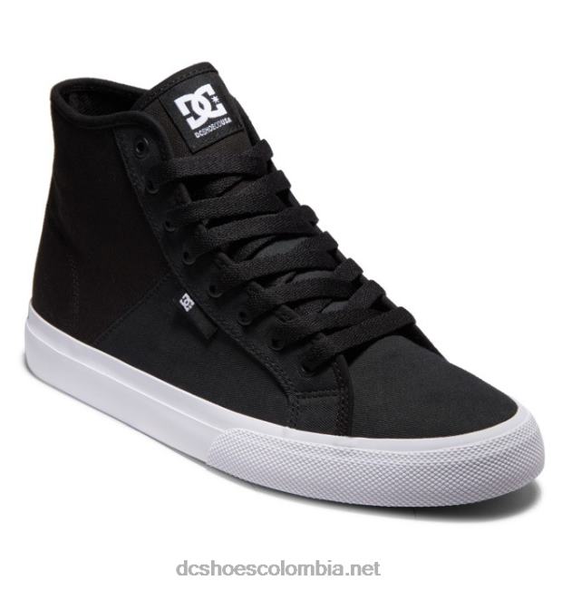 zapatos refibra de caña alta manual hi para hombre blanco negro DC Shoes X4RB094