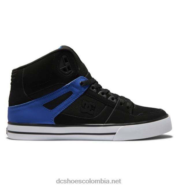 zapatos de caña alta pure para hombre azul negro DC Shoes X4RB0267