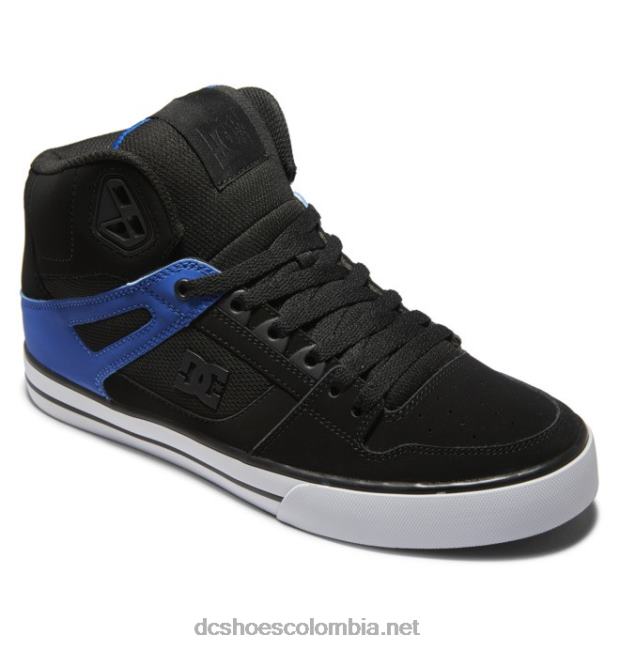 zapatos de caña alta pure para hombre azul negro DC Shoes X4RB0267