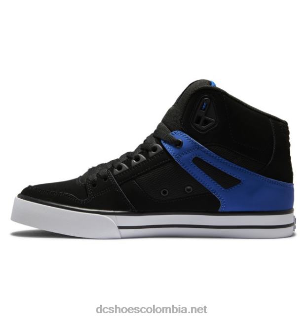 zapatos de caña alta pure para hombre azul negro DC Shoes X4RB0267