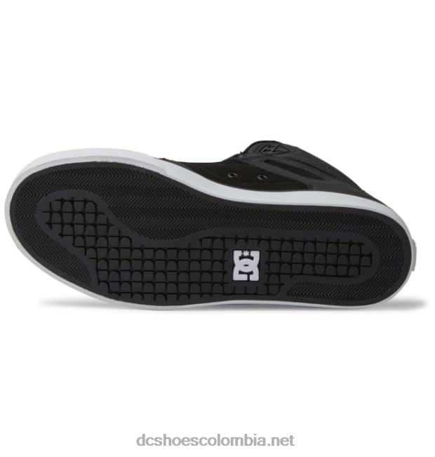 zapatos de caña alta pure para hombre blanco negro DC Shoes X4RB0264