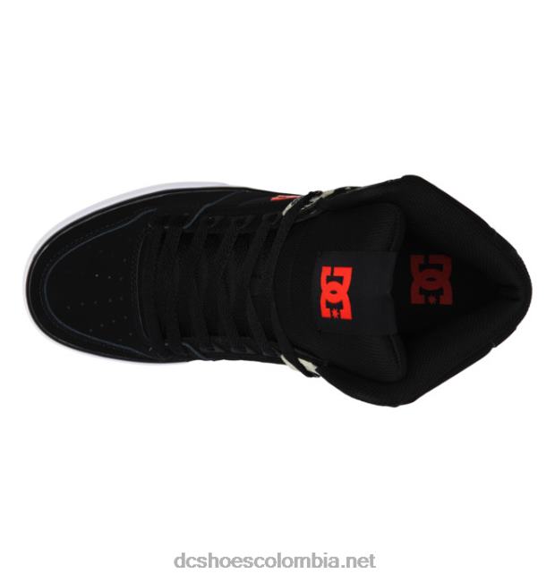 zapatos de caña alta pure para hombre camuflaje astro negro DC Shoes X4RB036