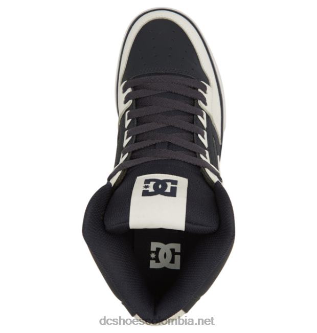 zapatos de caña alta pure para hombre dc azul marino/blanco DC Shoes X4RB0270