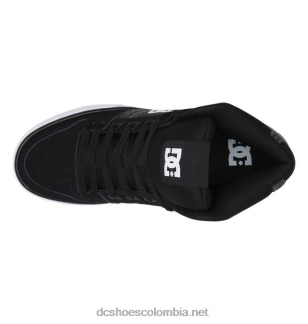 zapatos de caña alta pure para hombre negro/acorazado DC Shoes X4RB035