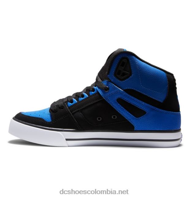 zapatos de caña alta pure para hombre negro/real DC Shoes X4RB0261