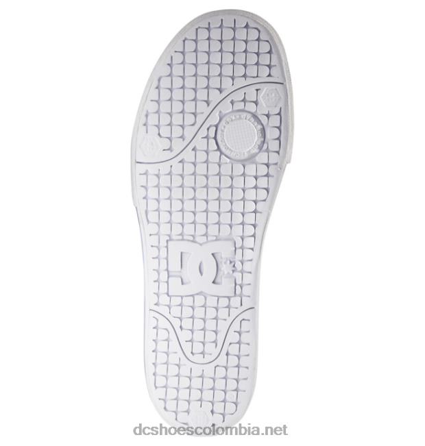 zapatos de caña media pure mid para hombre blanco negro DC Shoes X4RB0145
