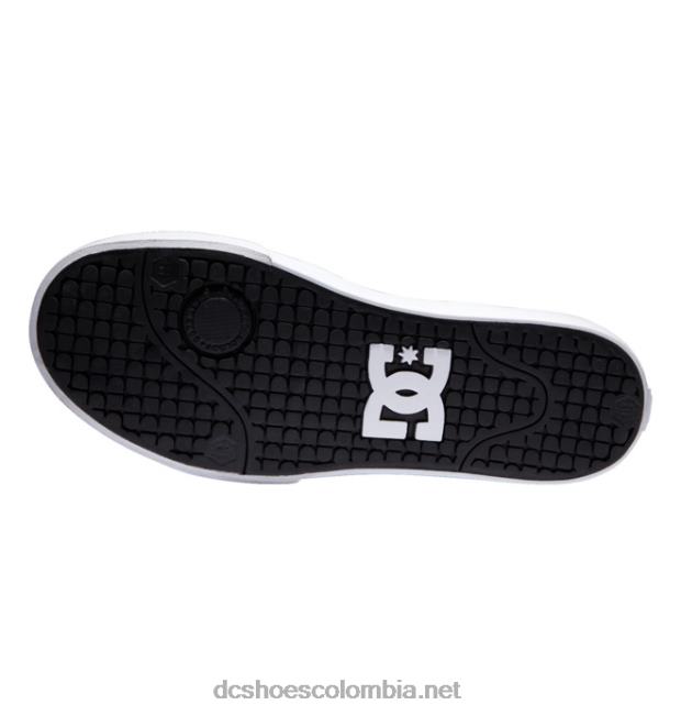 zapatos de caña media pure mid para hombre negro/armadura DC Shoes X4RB088