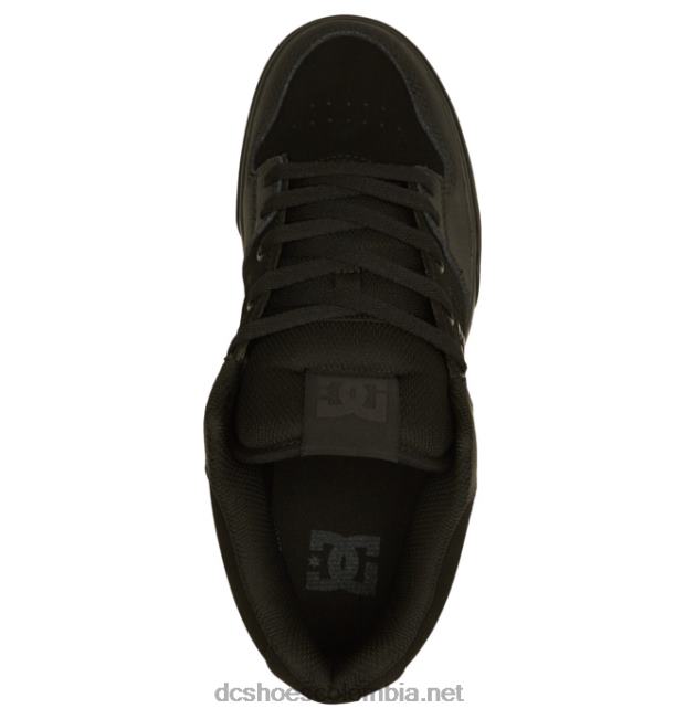 zapatos de caña media pure mid para hombre negro/goma DC Shoes X4RB0144