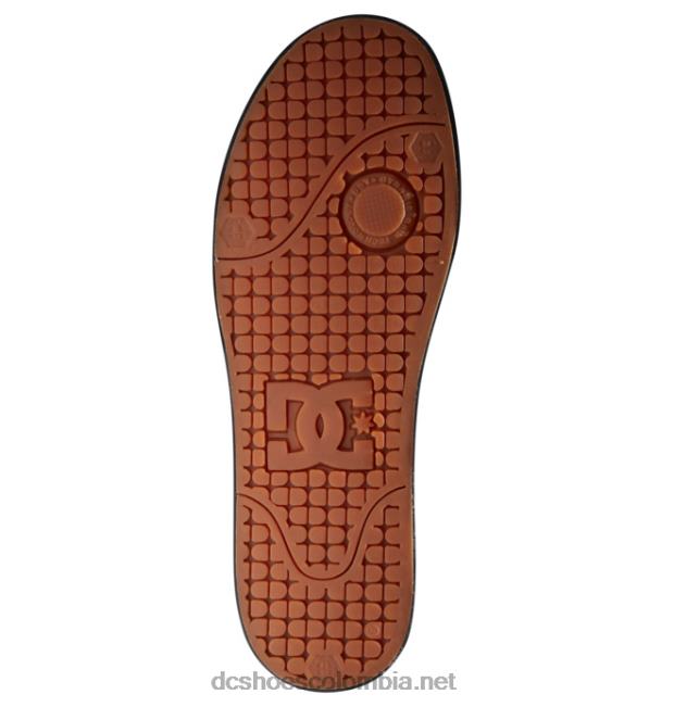 zapatos de caña media pure mid para hombre negro/goma DC Shoes X4RB0144