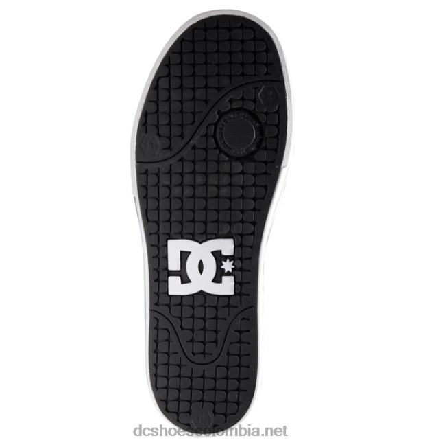 zapatos de caña media pure mid para hombre negro/gris/rojo DC Shoes X4RB0285