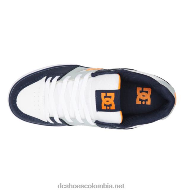 zapatos puros de hombre blanco/gris/azul DC Shoes X4RB0247