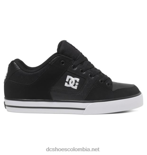 zapatos puros de hombre blanco negro DC Shoes X4RB0246