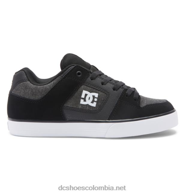 zapatos puros de hombre pizarra negra/oscura DC Shoes X4RB0250