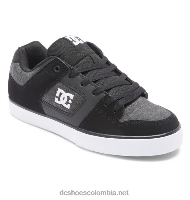 zapatos puros de hombre pizarra negra/oscura DC Shoes X4RB0250
