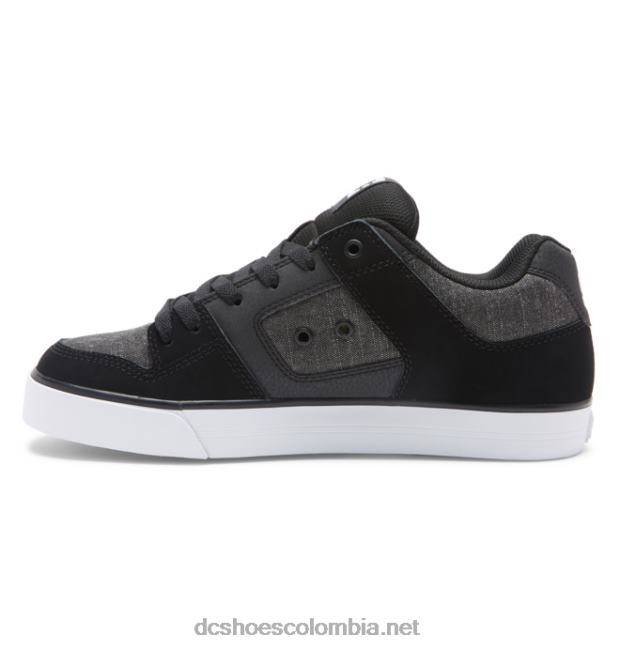 zapatos puros de hombre pizarra negra/oscura DC Shoes X4RB0250